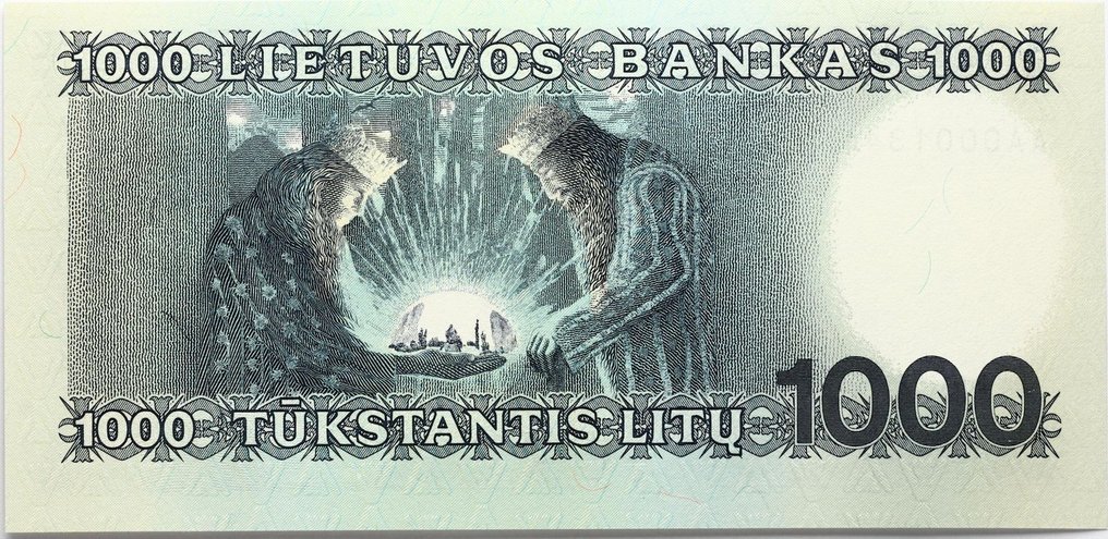 Lithuania. - 1000 Litu 1991 - Pick 52 #2.1