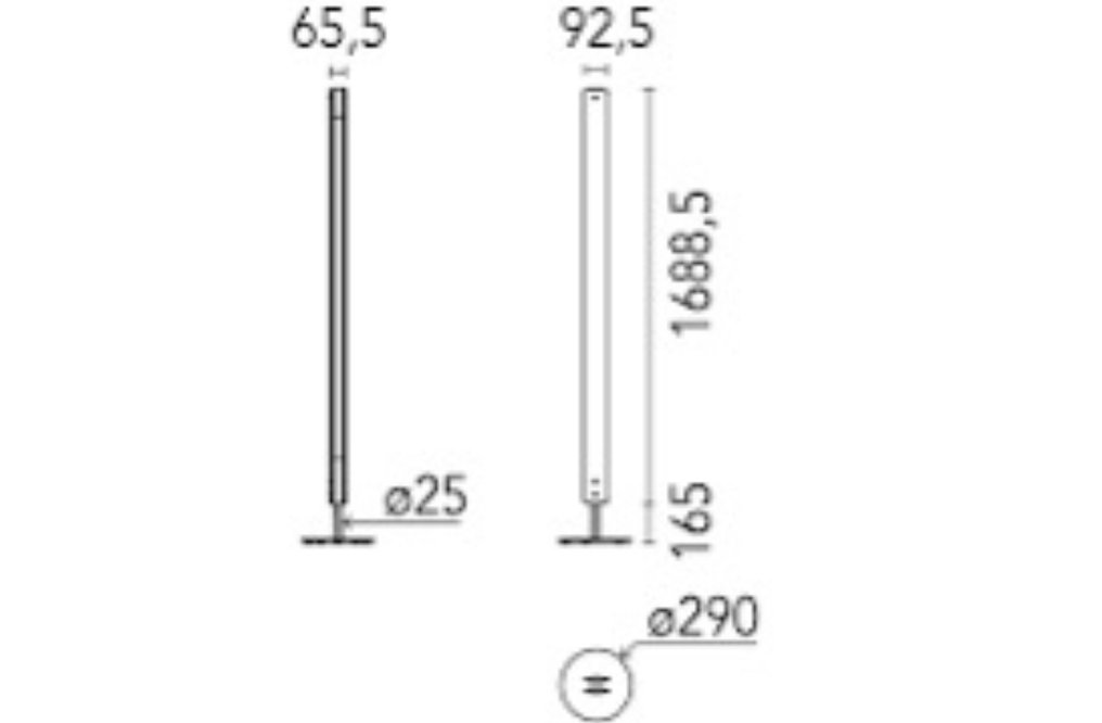 Flos - Tobia Scarpa - Lampe - Seki-Han - jern, ask #4.3