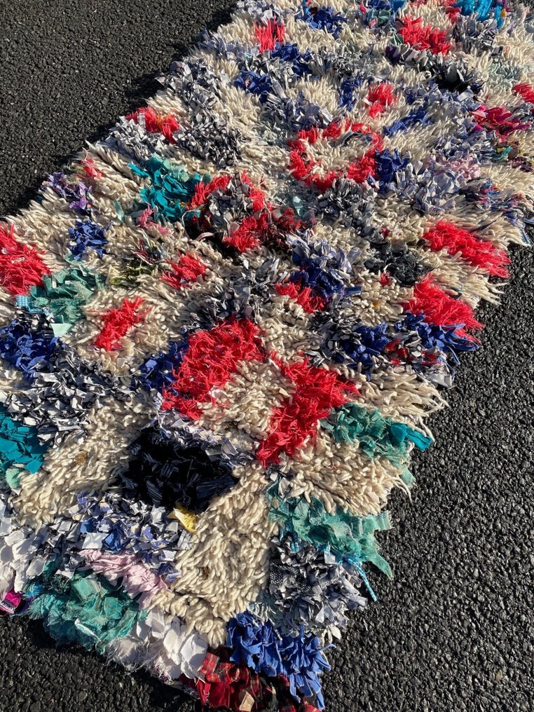 摩洛哥地毯，波希米亚风格装饰，小型复古贝尔贝尔地毯——手工织羊毛——正宗摩洛哥工艺 - 地毯 - 180 cm - 90 cm - 手工编织的羊毛地毯 #2.1