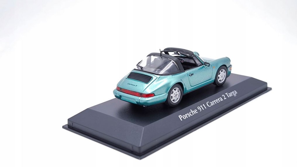 MaXichamps 1:43 - Modellauto - Porsche 911 Carrera 2 Targa 1991 - Green Metallic #4.3