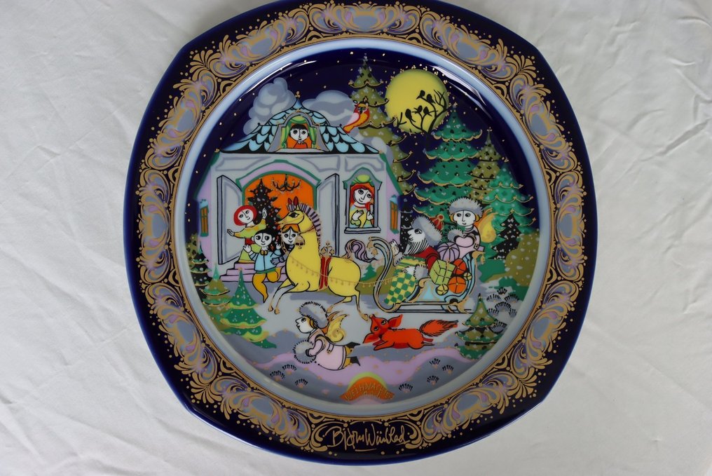 Rosenthal - Bjørn Wiinblad - Teller - Porzellan - Noel a'dam #4.3