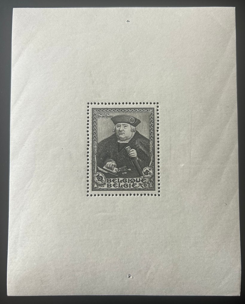 Βέλγιο 1935 - Μπλοκ 'Tassis' - Παγκόσμια Έκθεση Βρυξελλών - χωρίς σφραγίδα - OBP/COB BL4A #1.0