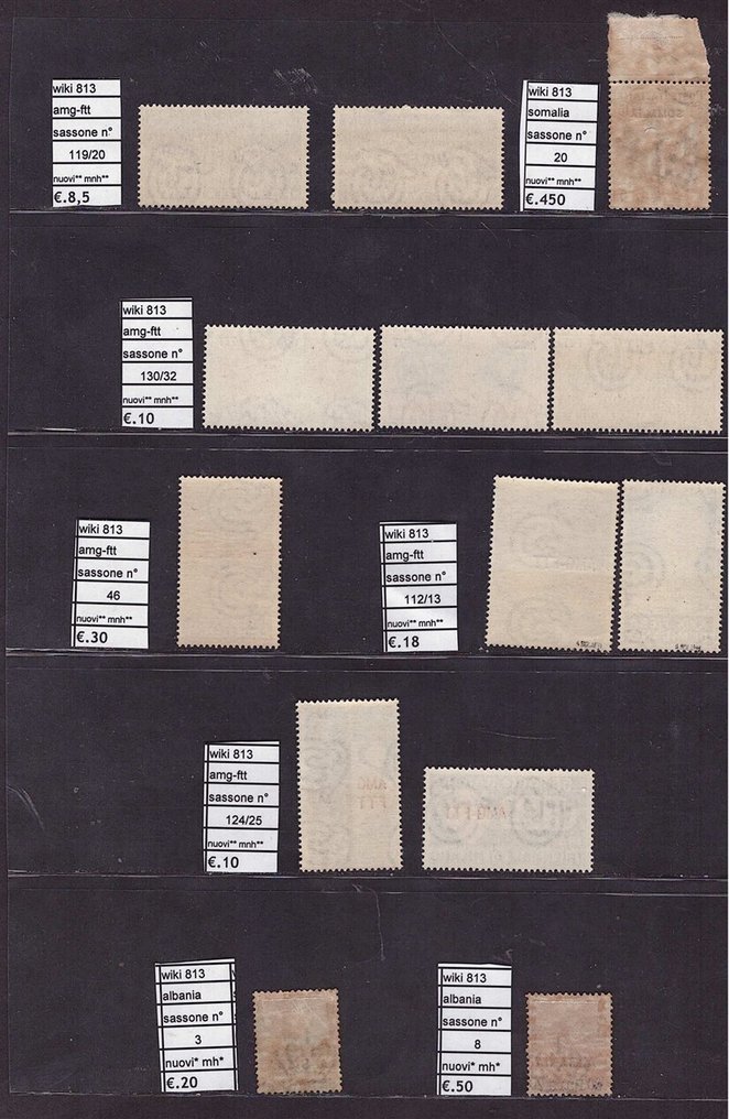 Ιταλία 1860/1945 - Bel lotto, αποικίες και νέες και σφραγισμένες καταχωρίσεις, κατάλογος 1242 ευρώ - sassone #1.0