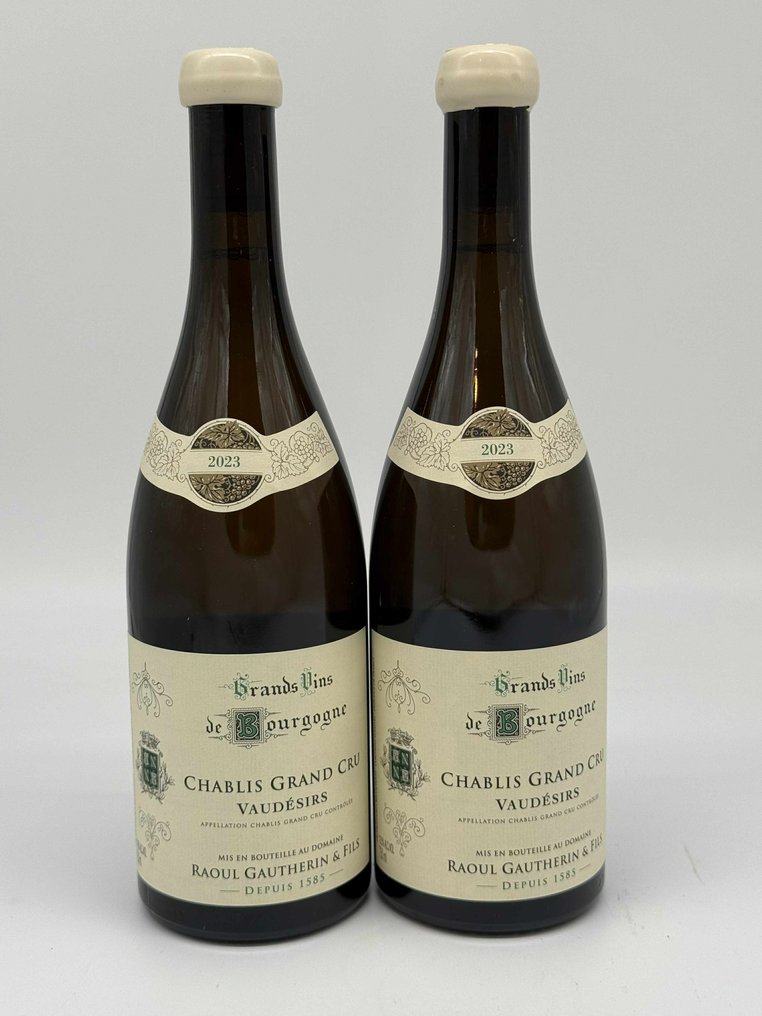 2023 Raoul Gautherin & Fils "Vaudésir" - Chablis Grand Cru - 2 Bottles (0.75L) #1.0