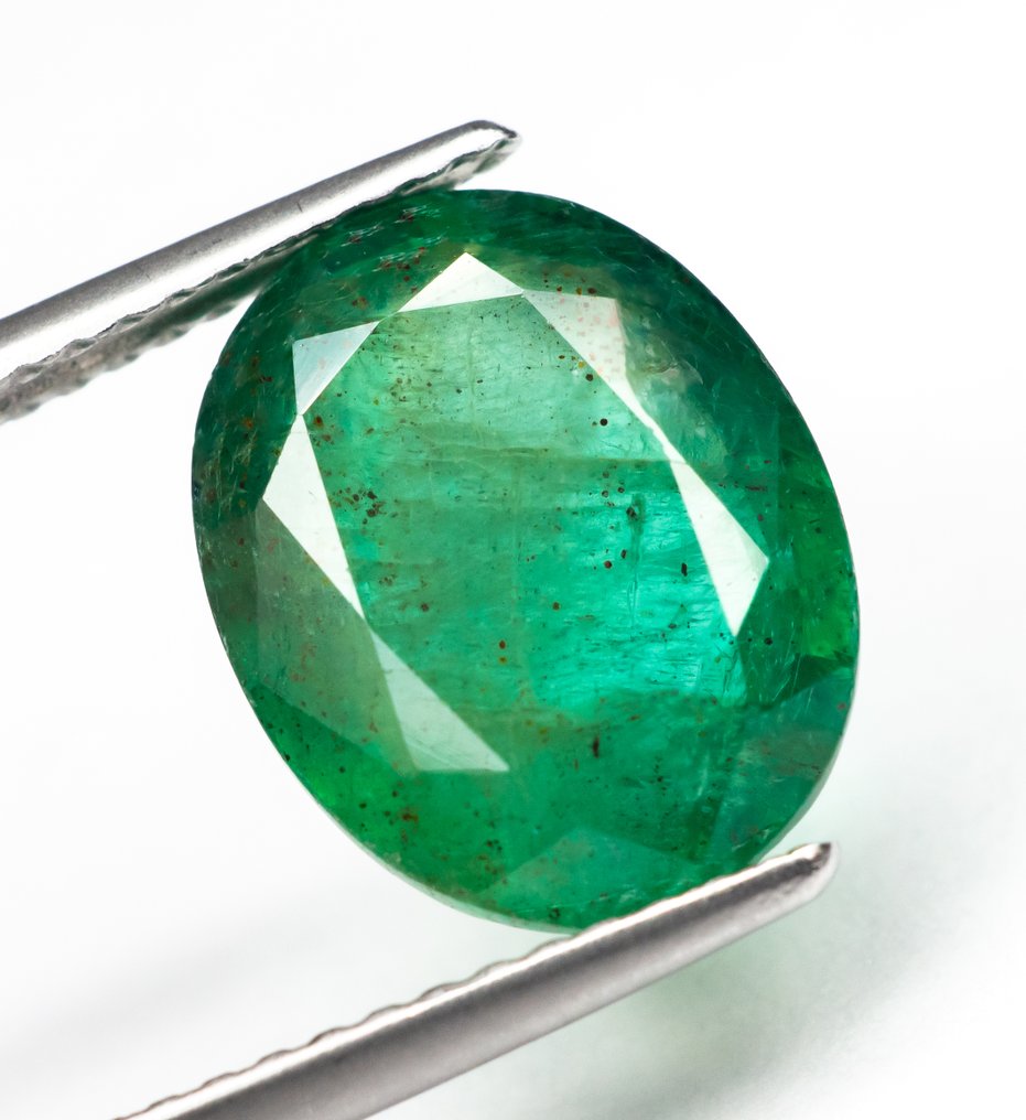 Ingen reservasjonspris Smaragd - 4.49 ct - Det internasjonale gemologiske institutt (IGI) - Dyp blågrønn #1.0