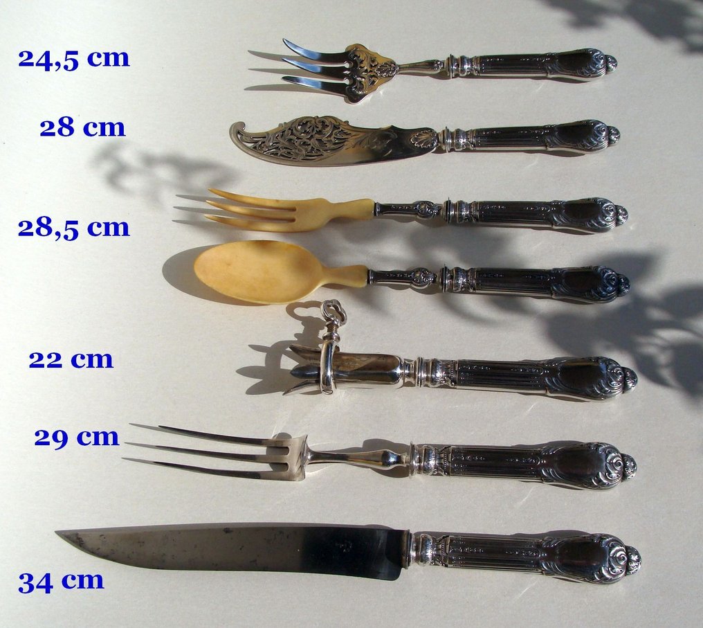 Alphonse Debain, Paris - Bestik sæt - Paris 1890 #4.3