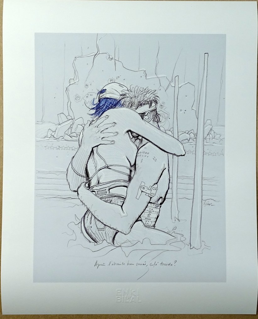 Bilal, Enki - 1 Εκτύπωση με χρωστικές - L'étreinte - 2020 #1.0