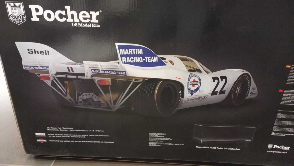 Pocher 1:8 - Modellbil - Pocher Porsche 917KH Martini #4.3