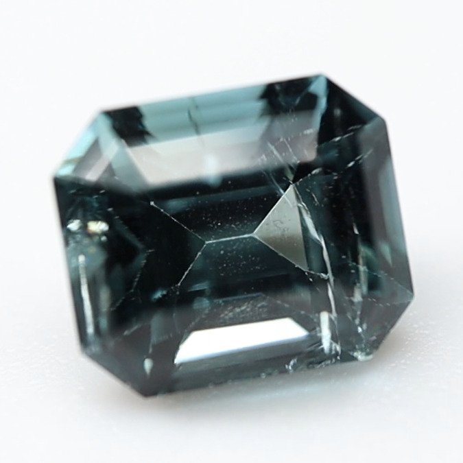 1 pcs Blå Turmalin - 1.49 ct - Antwerpen laboratorium for edelsten testing (ALGT) - Presisjonsklippet Intense Farge #3.2