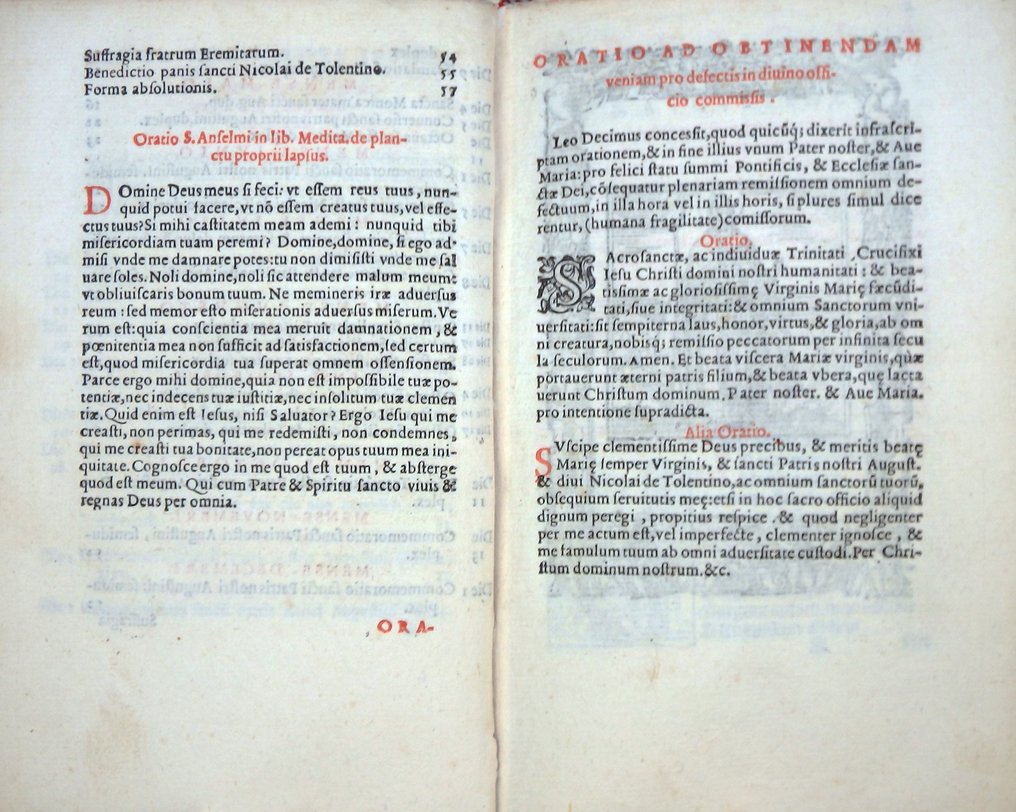 . - Officia fratrvm eremitarvm Sancti Avgvstini secundum regulas breuiarij Romani ... - 1587 #3.2