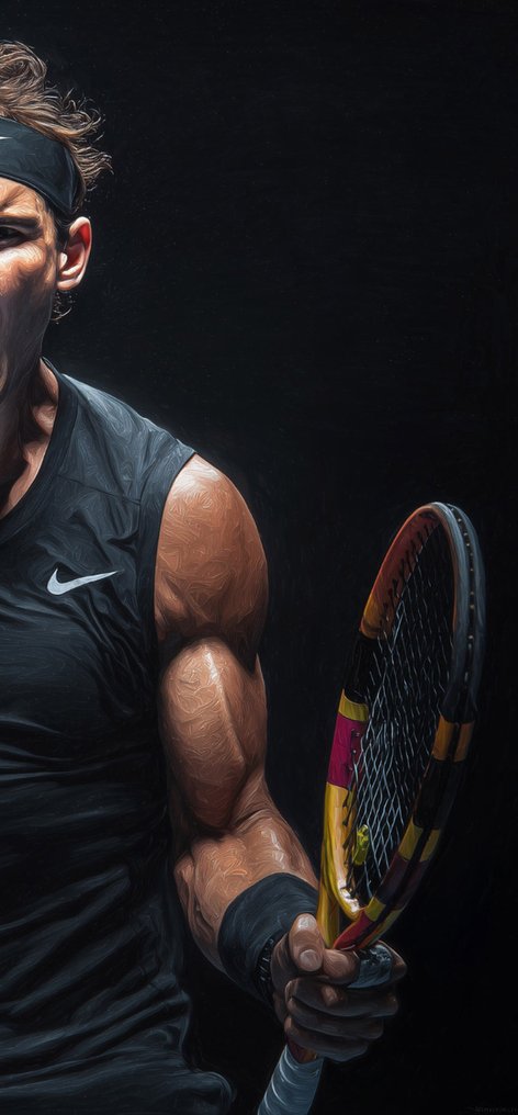 Canvas Fit - Alberto Ricardo - Rafael Nadal – Corazón indomable #1.0