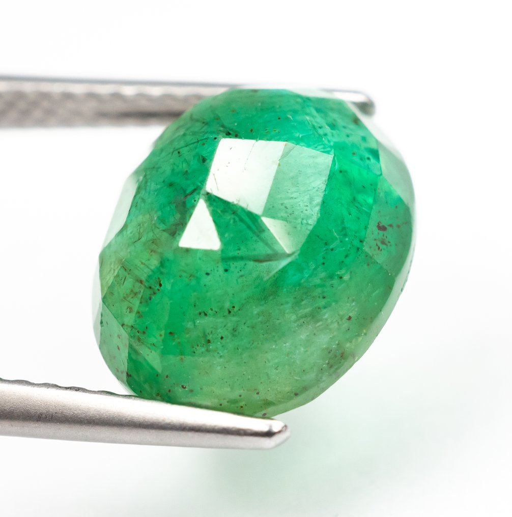 Ingen reservasjonspris Smaragd - 4.49 ct - Det internasjonale gemologiske institutt (IGI) - Dyp blågrønn #4.3