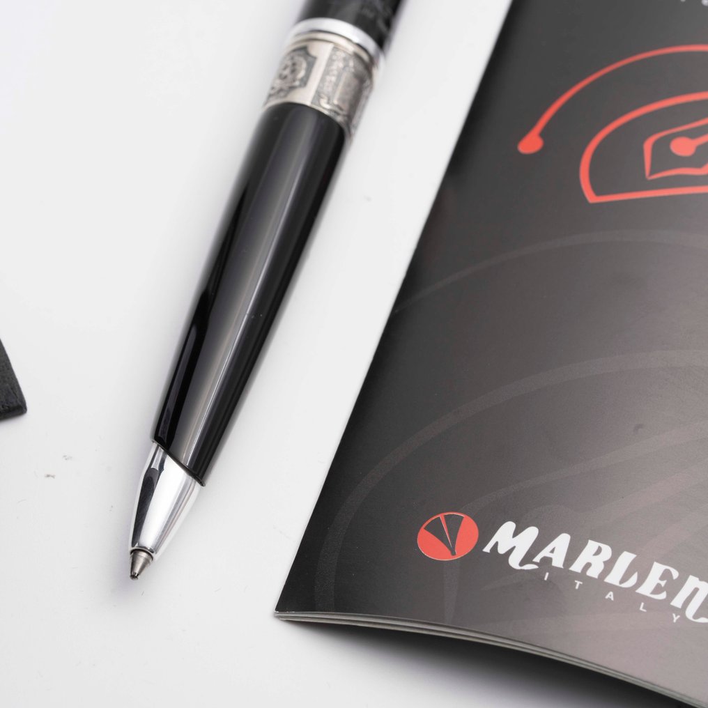 Marlen - Esercito Slim | Edizione Speciale in Resina Italiana e Argento - Kugelschreiber #3.2