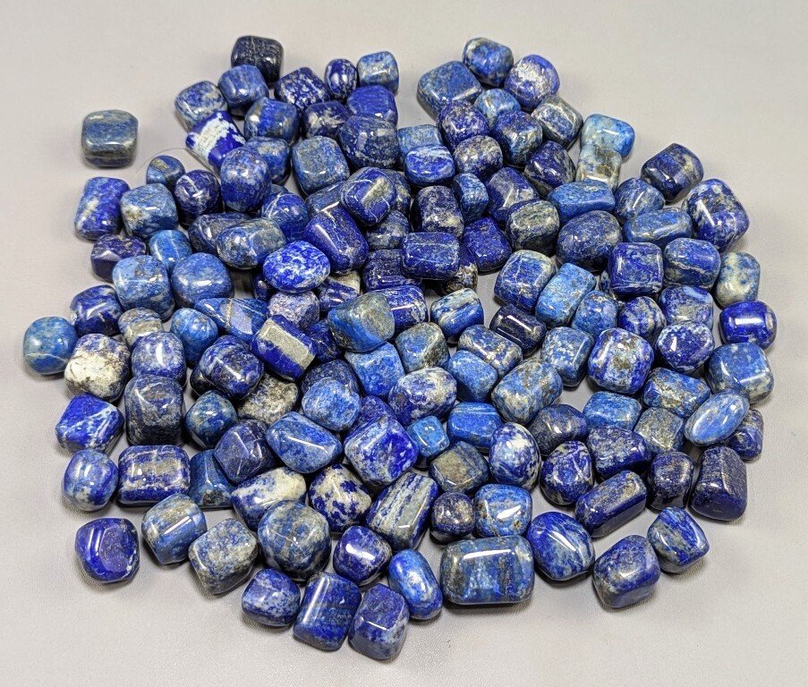 Natural Lapis Lazuli Nuggets - Height: 30 mm - Width: 20 mm- 1035 g - (146) #1.0