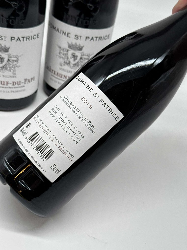 2015 Domaine Saint Patrice Vieilles Vignes - Châteauneuf-du-Pape - 3 Pullo (0.75L) #2.1