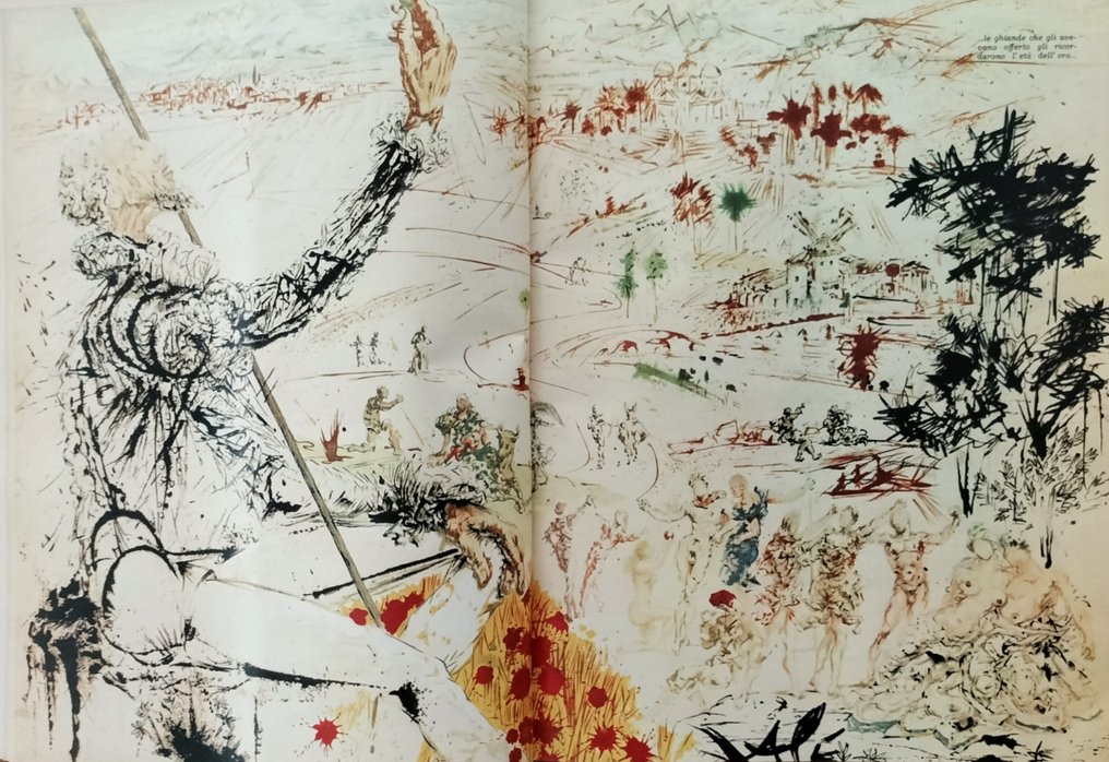 Salvador Dali - Don Quijote de la Mancha. (Ilustrado por Salvador Dalí) - 1965 #1.0