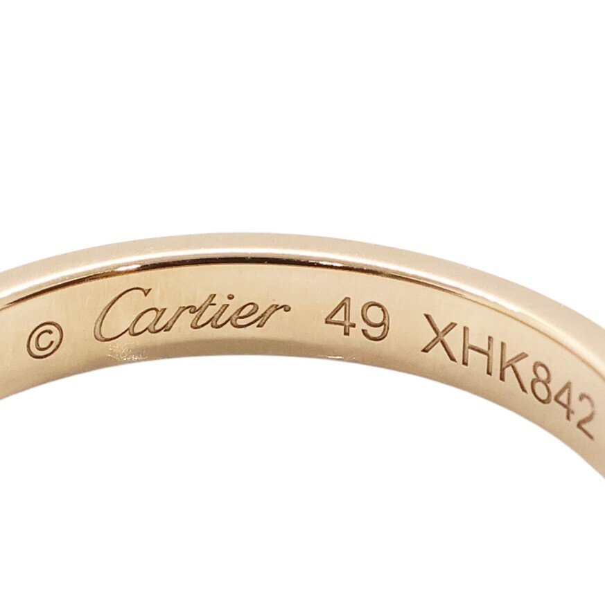 Cartier - Ring - Love ring, mini model, paved - 18 karat Rosegull #3.2