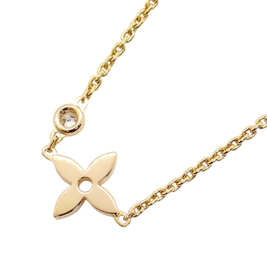 Louis Vuitton - Κολιέ με μενταγιόν - Monogram Idylle pendant - 18 καράτια Ροζ χρυσό - 0.04ct. tw. - 1 διαμάντι #4.3