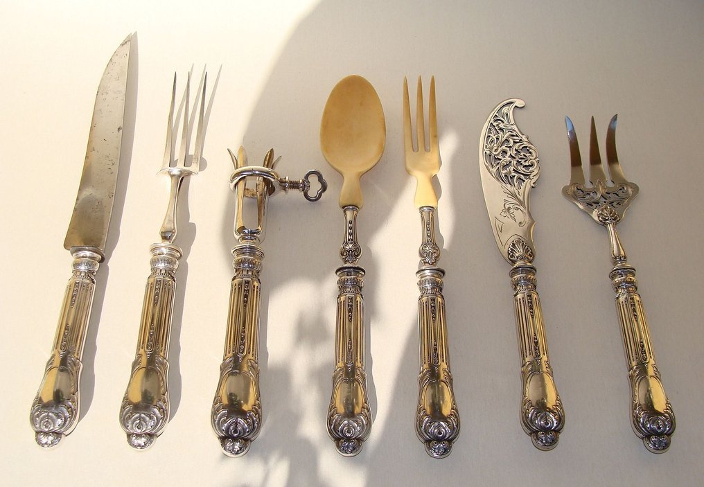 Alphonse Debain, Paris - Bestik sæt - Paris 1890 #1.0