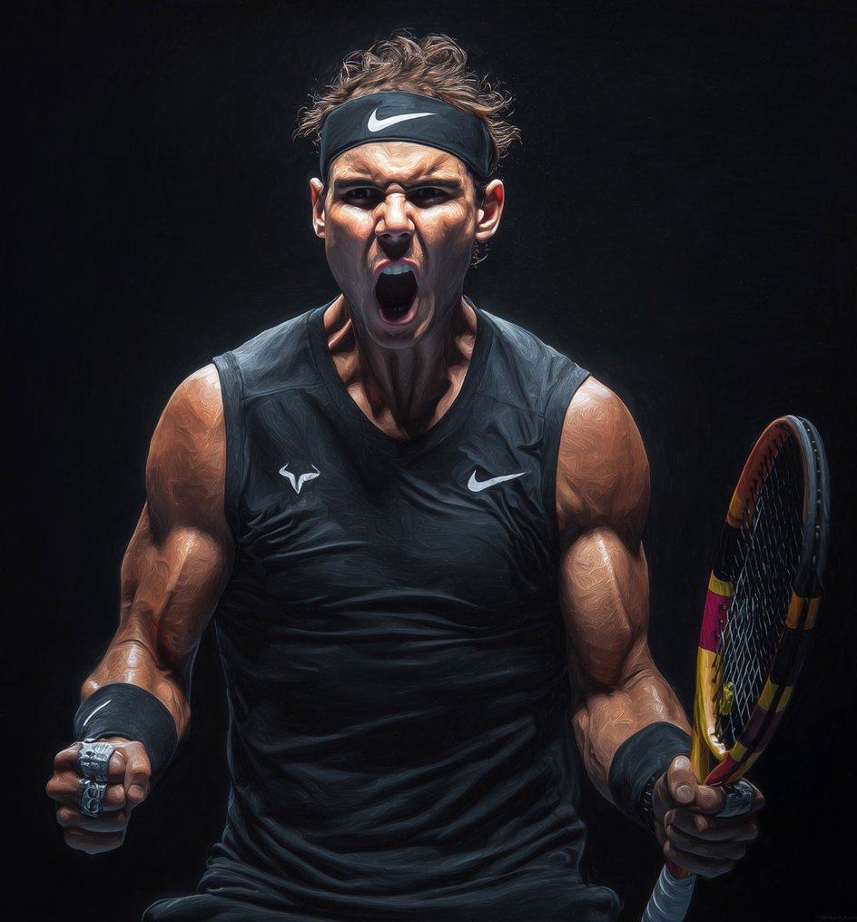 Canvas Fit - Alberto Ricardo - Rafael Nadal – Corazón indomable #1.0