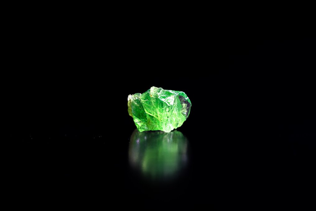 Very Rare Tsavorite Crystal 1,565 carats - top quality - Height: 8.5 mm - Width: 6.4 mm- 0.31 g - (1) #2.1