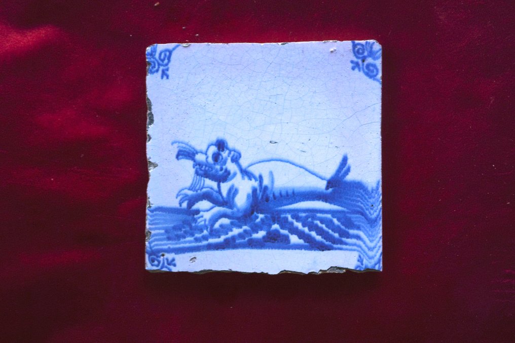  Πλακάκι (4) - 1650-1700  #3.2