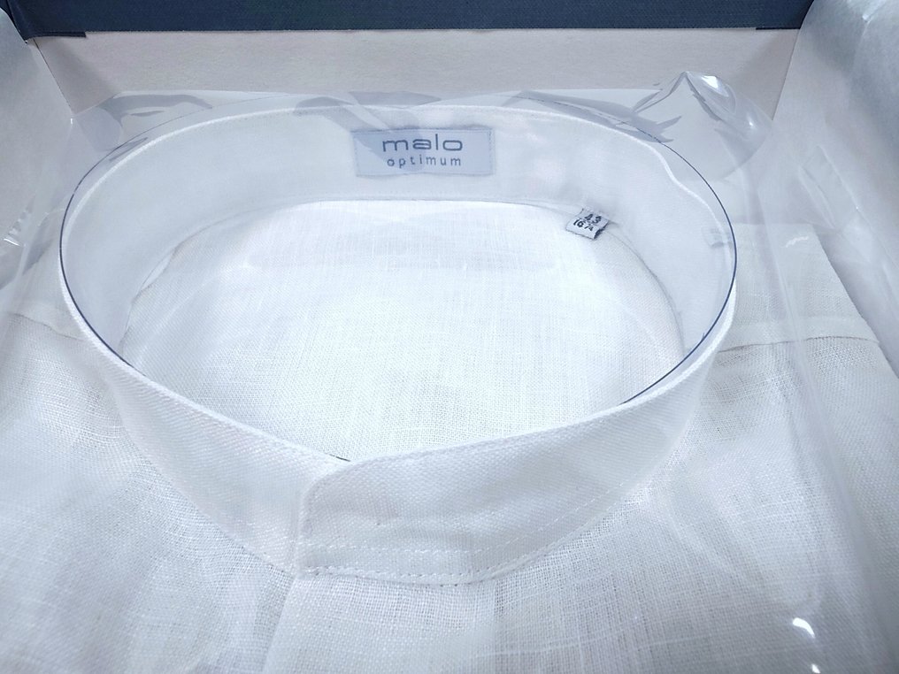 Malo - NEW - Linen/Flax - RT 445,- Euro - Camisa - New with tags #3.2