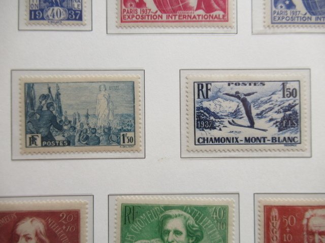 France 1936/1937 - Important side, superb collection. #4.3