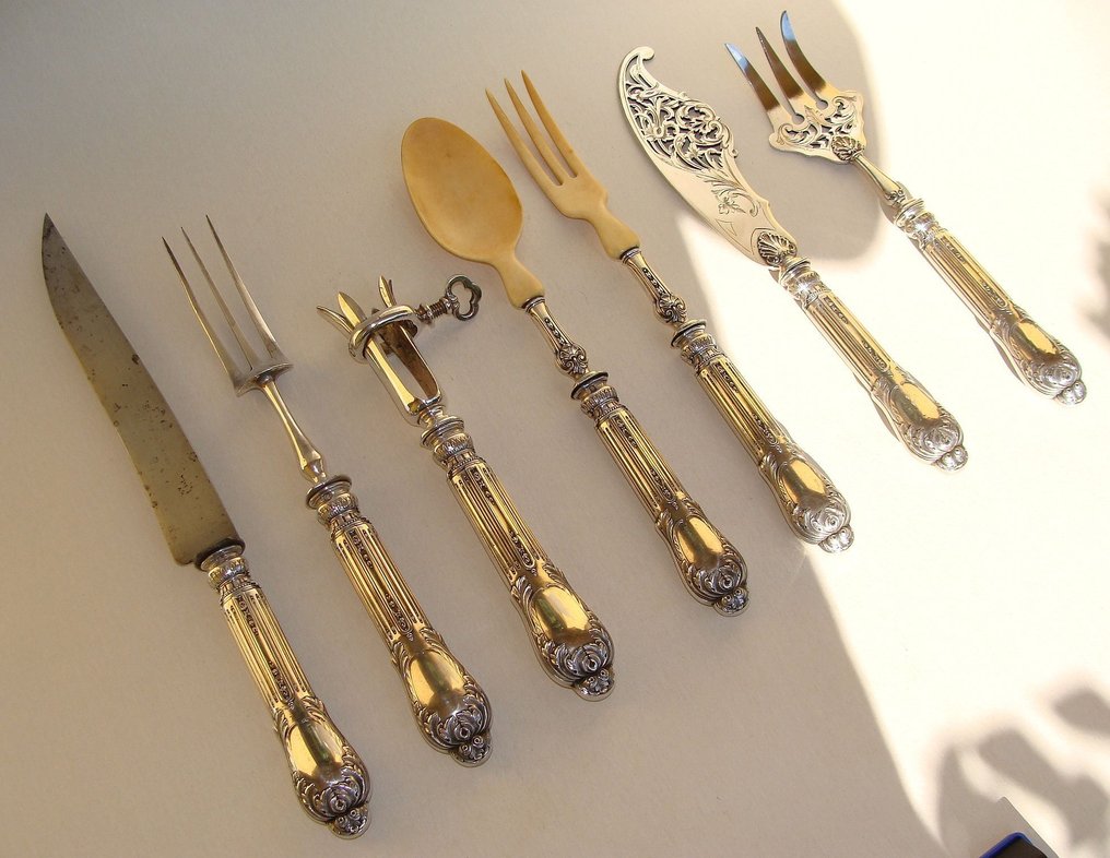 Alphonse Debain, Paris - Bestik sæt - Paris 1890 #1.0