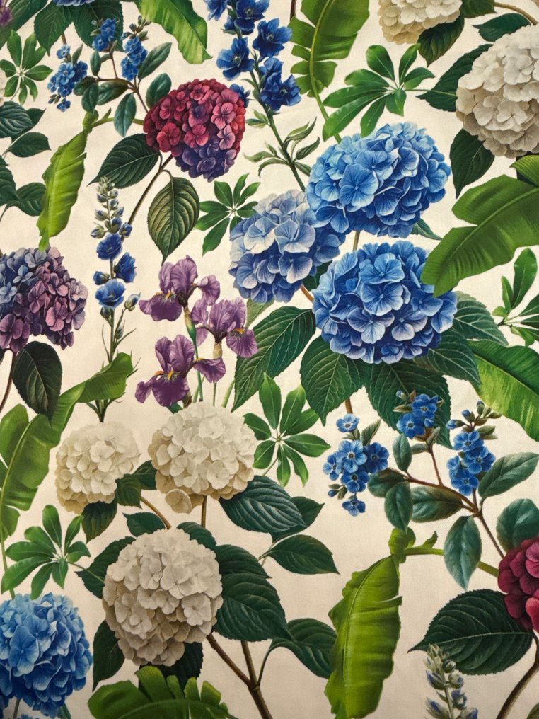 San Leucio top quality - Beautiful romantic tablecloth with hydrangeas. - Tablecloth - 180 cm - 140 cm #4.3