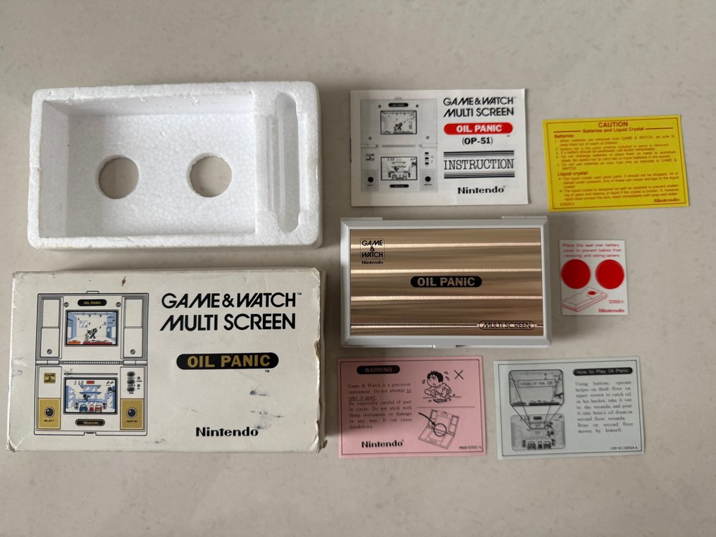 Nintendo - Game & Watch - Multi Screen - Oil Panic (OP-51) - Console per videogiochi portatile - Nella scatola originale #1.0