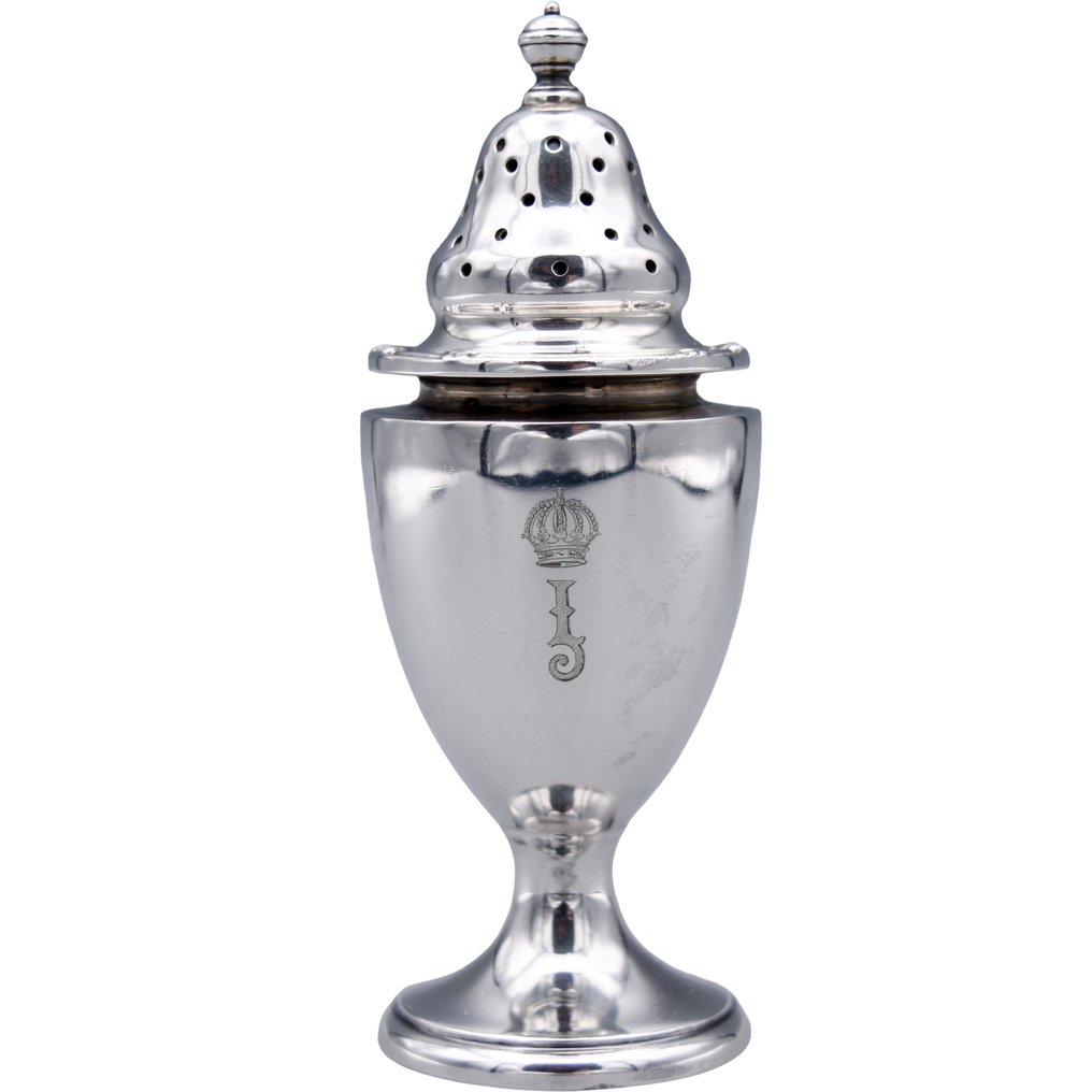 Goldsmiths and Silversmiths Company - Salt cellar - Eduardian pepper shaker - .925 silver #1.0