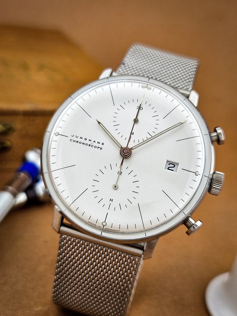 Junghans - Max Bill Chronoscope – Automatic Chronograph – “Design by Max Bill” – Men’s Watch - Mężczyzna - 2020+  #1.0
