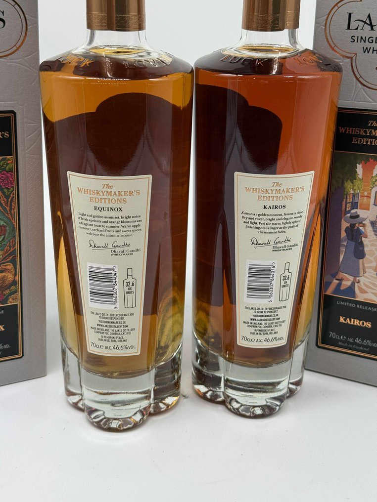 Lakes The Whiskymaker's Edition - Kairos & Equinox  - 70cl - 2 pullojen #3.2