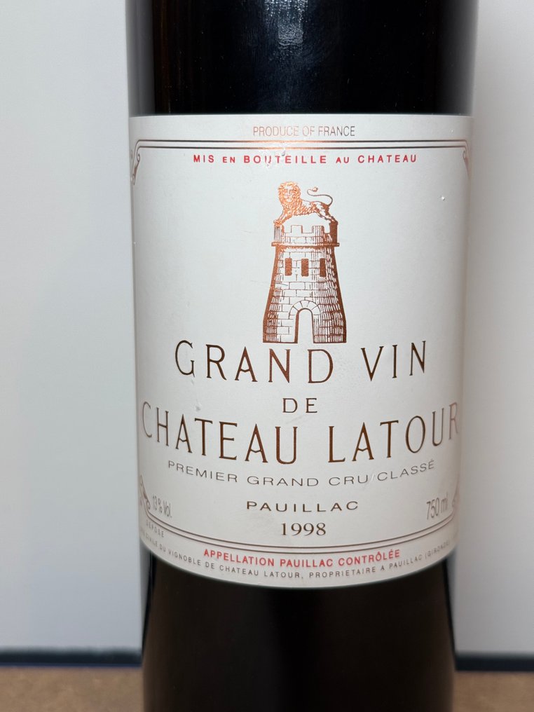 1998 Chateau Latour - Pauillac 1er Grand Cru Classé - Φιάλη (0,75L) #1.0
