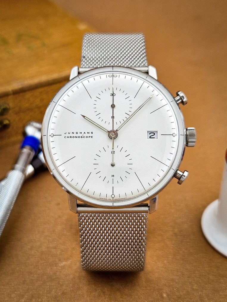 Junghans - Max Bill Chronoscope – Automatic Chronograph – “Design by Max Bill” – Men’s Watch - Mężczyzna - 2020+  #1.0