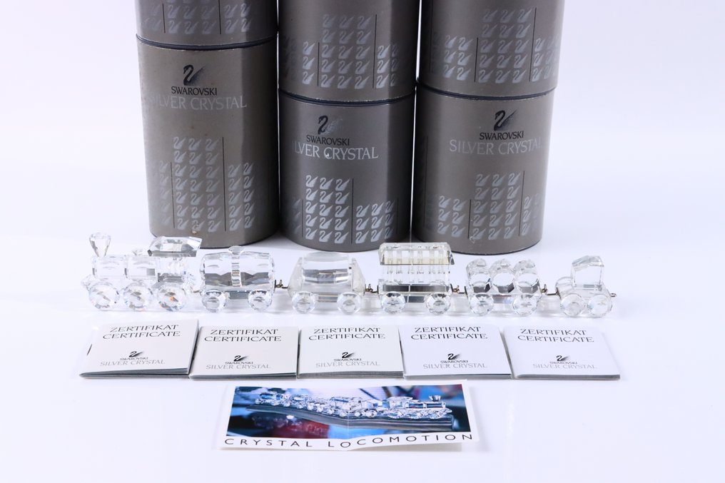 玩具人偶 - Swarovski - Trein set (Boxed + Certificate) - 水晶 #1.0