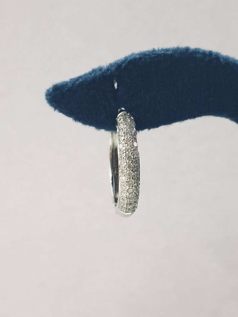 Drop fülbevaló - 18 kt. Sárga arany - 0.88ct. tw. Gyémánt (Természetes) #1.0