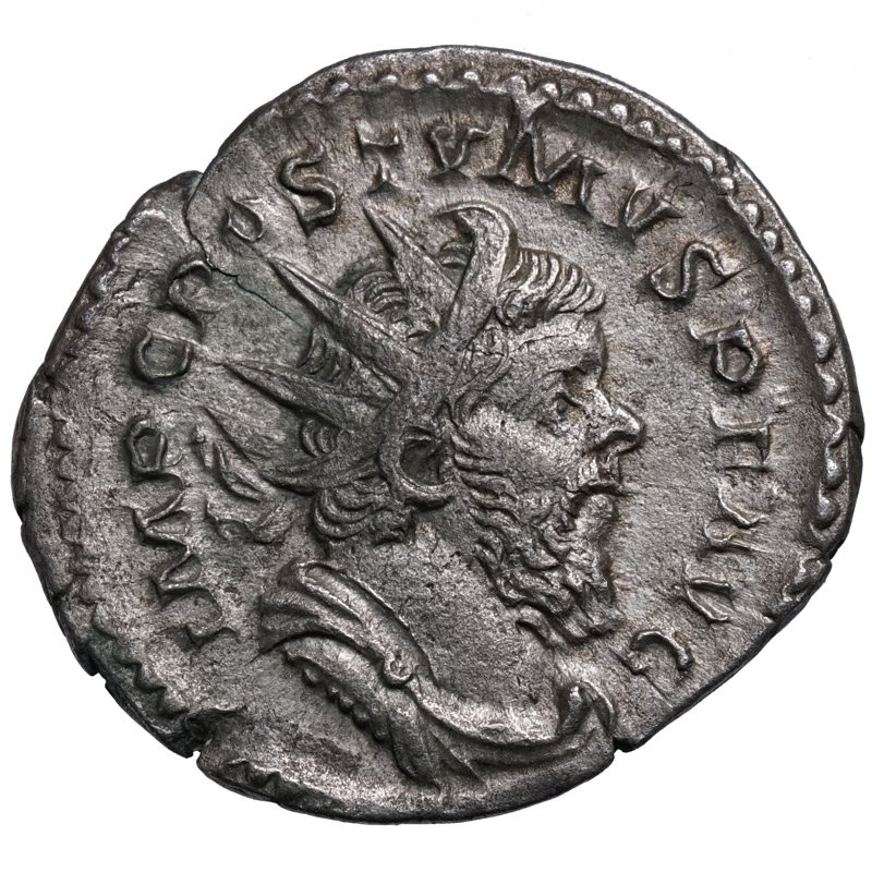 羅馬帝國. 波斯圖穆斯 (AD 260-269). Antoninianus HERKULES mit Keule  (沒有保留價) #1.0