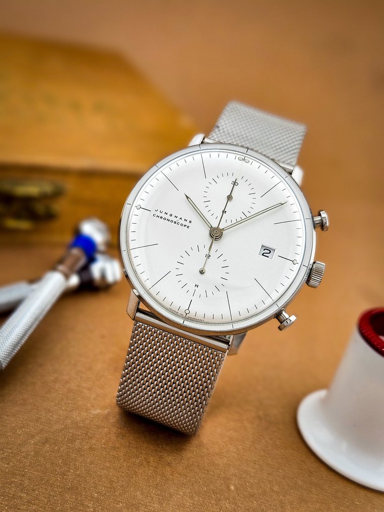 Junghans - Max Bill Chronoscope – Automatic Chronograph – “Design by Max Bill” – Men’s Watch - Mężczyzna - 2020+  #2.1