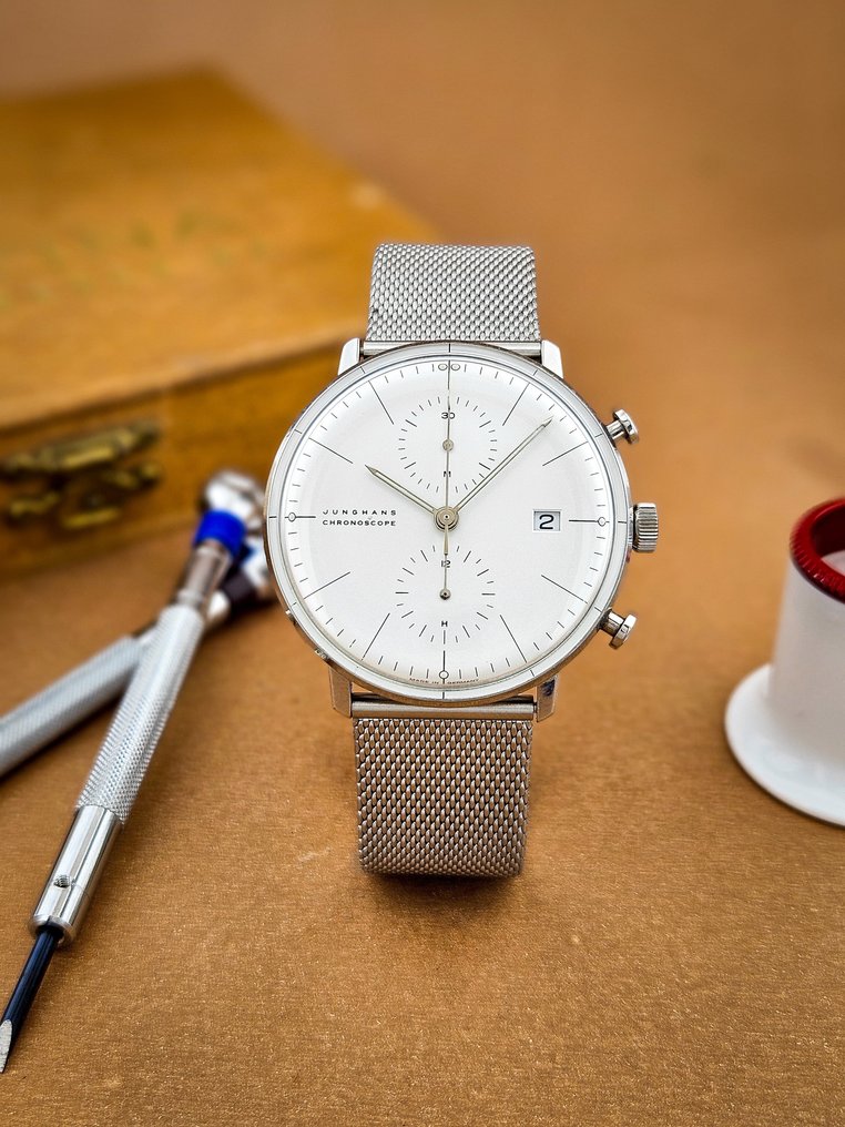 Junghans - Max Bill Chronoscope – Automatic Chronograph – “Design by Max Bill” – Men’s Watch - Mężczyzna - 2020+  #3.2