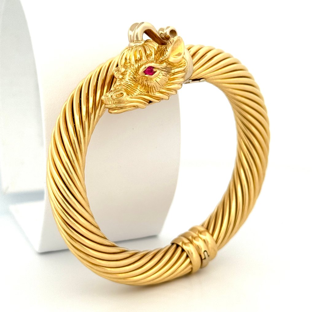 Handmade - Bracelet - Giraffa - 68.9 g - 18 carats Or jaune, Or blanc #1.0