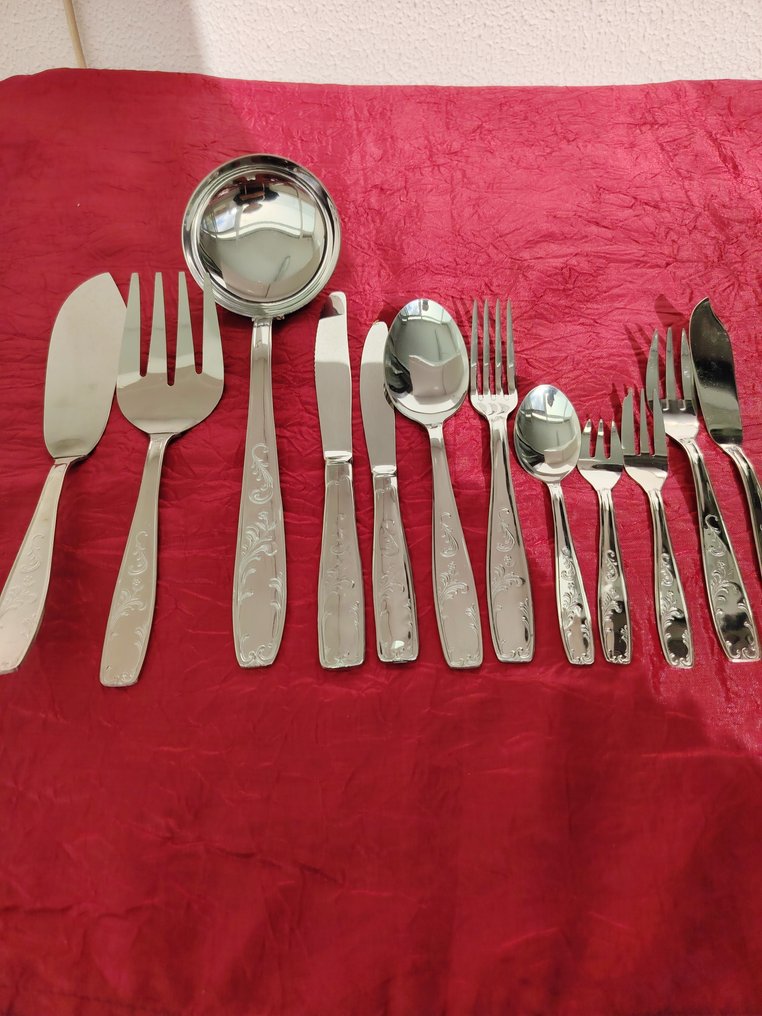 Faqueiro para 12 (123) - Aço - Sem preço de reserva #2.1