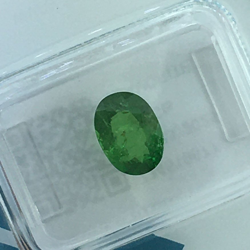 没有保留价 - 1 pcs  绿色 沙弗莱石  - 2.11 ct - 国际宝石研究院（IGI） - 天然六钙矿 #1.0