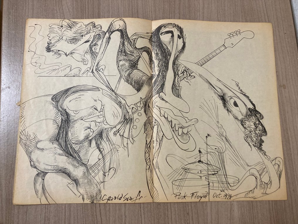 Pink Floyd - Das Tourprogramm der Dark Side of the Moon Tour (Comic-Stil Erste Ausgabe) - 1974 #4.3