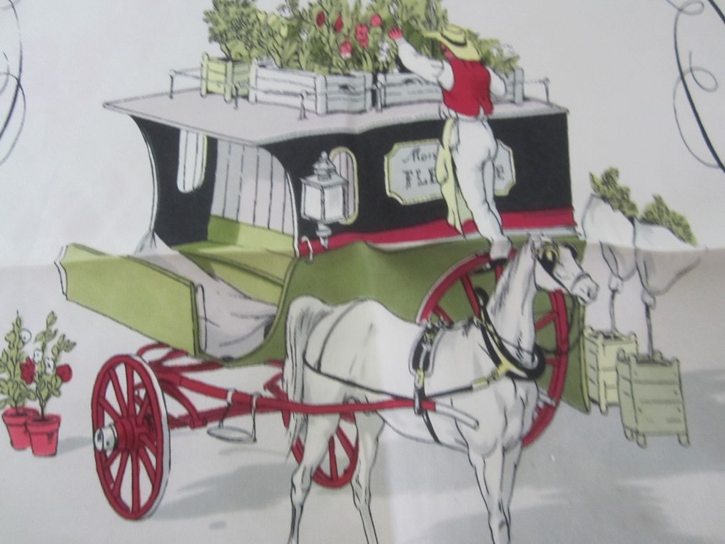 Hermès - Quai aux Fleurs  de HUGO GRYGKAR  1952 - Könnyű selyem #2.1
