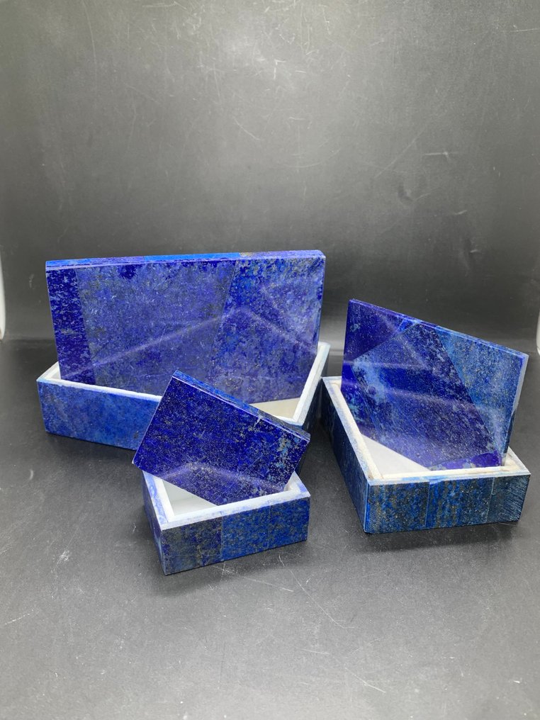 Κουτί κοσμημάτων 1.100g φυσικού Lapis Lazuli – Χειροποίητο από το Badakhshan, Αφγανιστάν Κοσμήματα- 1100 g - (3) #4.3