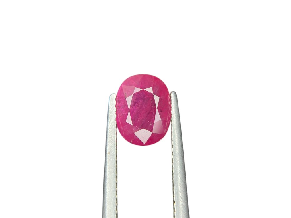 没有保留价 - 1 pcs 红色 红宝石 - 2.83 ct - Bellerophon 宝石实验室 - 莫桑比克红宝石 #1.0