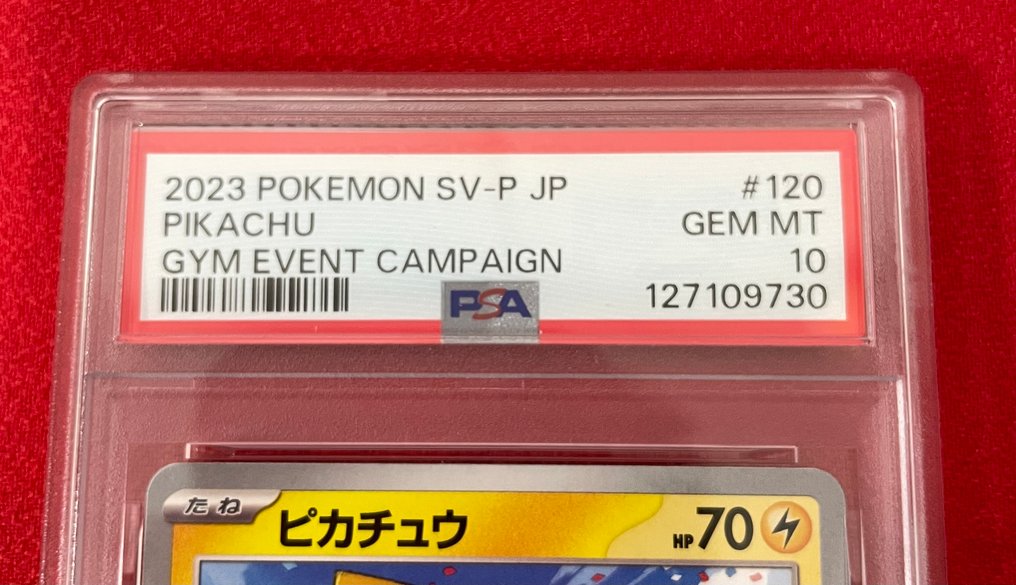 Pokémon - 1 Graded card - Pikachu 120/SV-P Promo card - PSA 10 - Scarlet & Violet - Scarlet & Violet #1.0