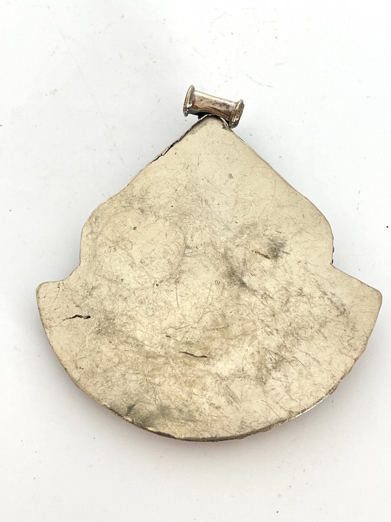 - Tibet Silber - Turchese - Corallo - Ciondolo #1.0